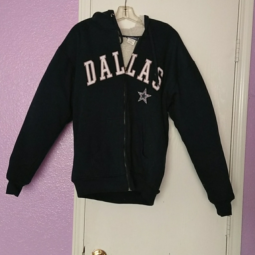 Mens cowboys hooded jacket